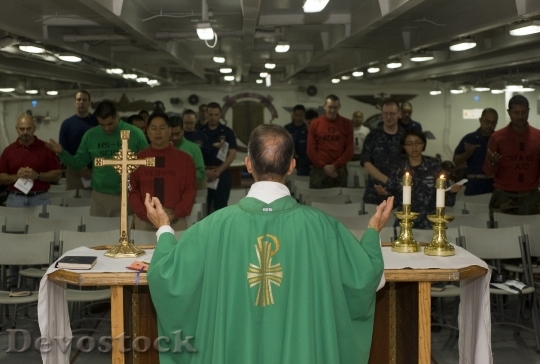 Devostock Church Ship Priest Catholic