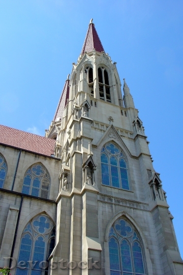 Devostock Church Steeple Spire Buildings
