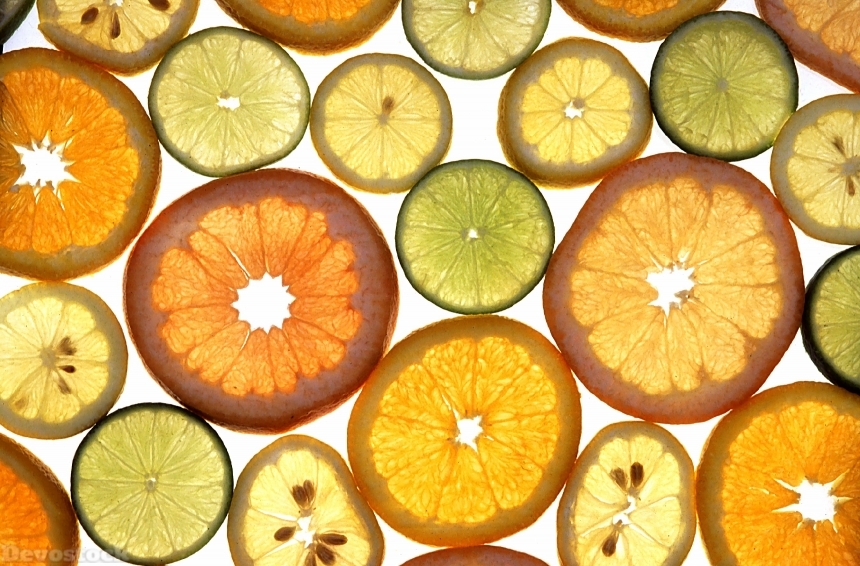 Devostock Citrus Fruits Oranges Lime