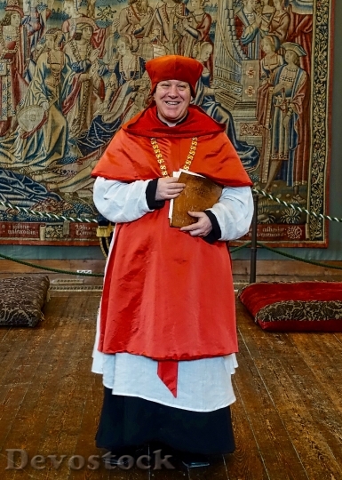Devostock Clergyman Bishop Cardinal Priest