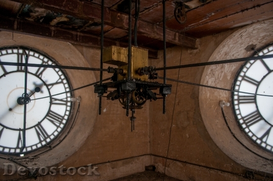 Devostock Clock Machine In Bell