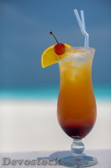 Devostock Cocktail Tropical Beverage Drink 0