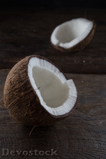 Devostock Coconut Brown Food Ingredient