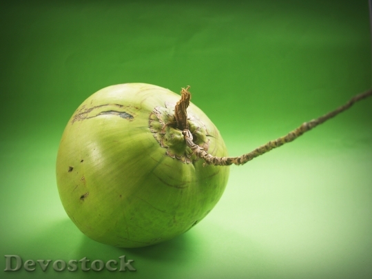 Devostock Coconut Green White Fruit 0