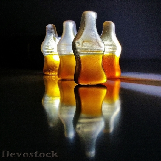 Devostock Cola Bottles Fruit Jelly