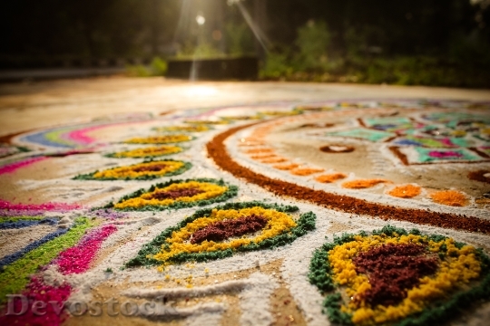 Devostock Colors Floor Festival Indian