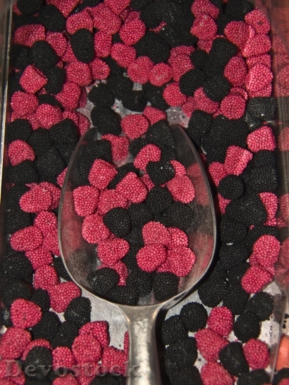 Devostock Confectionery Raspberries 1574775