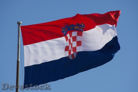Devostock Croatia Flag Croatian Flag