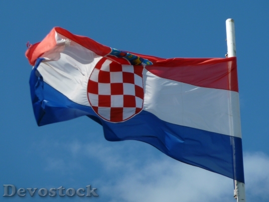 Devostock Croatia Flag Emblem 396525