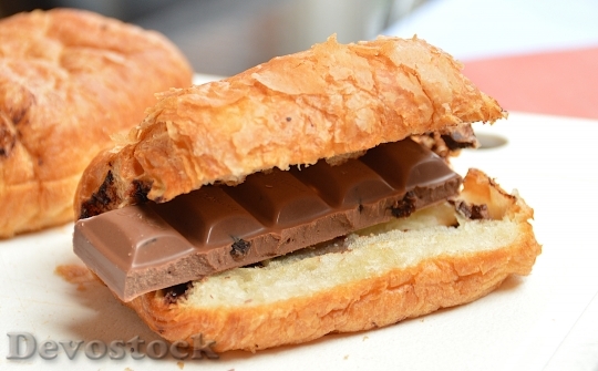 Devostock Croissant Chocolate Breakfast 648803