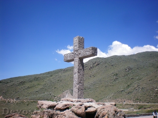 Devostock Cruz Colca Canyon Christianity