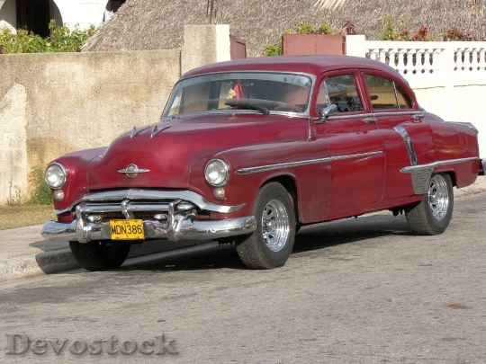 Devostock Cuba Car Antique Havana