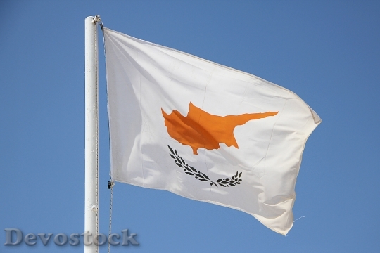 Devostock Cyprus Flag Blow Yellow 0