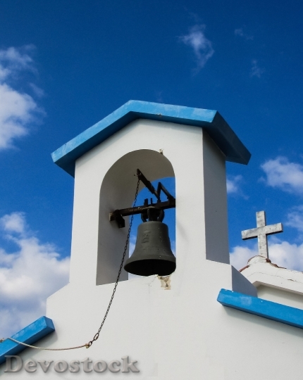 Devostock Cyprus Paralimni Church Blue
