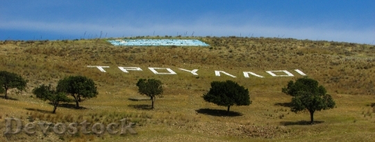 Devostock Cyprus Troulli Sign Landmark