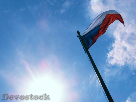 Devostock Czech Republic Flag Banner