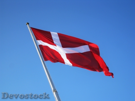Devostock Danish Flag Denmark Danish