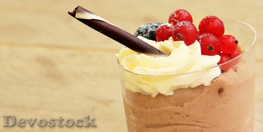 Devostock Dessert Chocolate Cream Sweet 1
