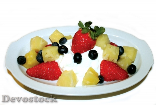 Devostock Dessert Delights Fruit Strawberry