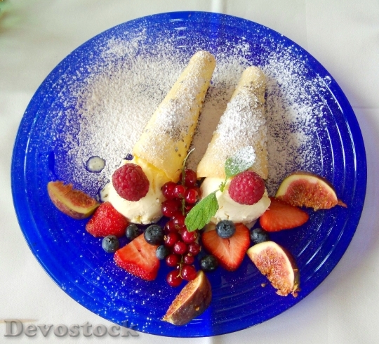 Devostock Dessert Fruity Food 967456