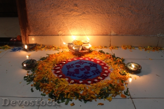 Devostock Diwali Rangoli Tradition Indian