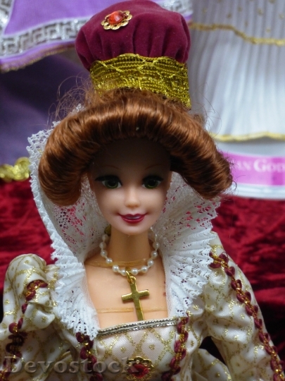 Devostock Doll Barbie Woman Cross