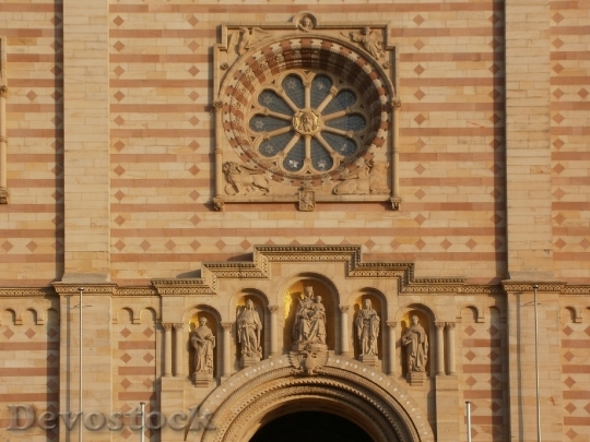 Devostock Dom Speyer Facade Cathedral