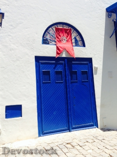 Devostock Door Goal Tunisia Flag