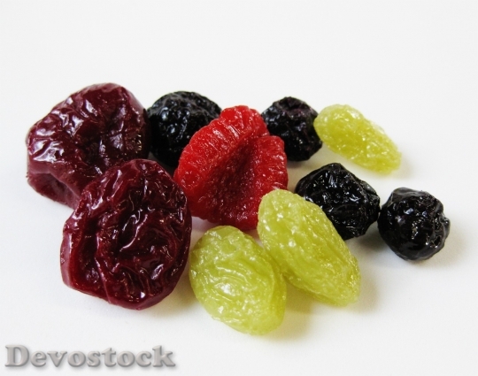 Devostock Dried Fruit Raisins Cherry