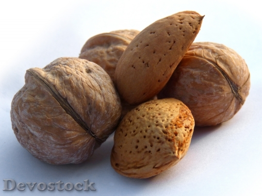 Devostock Dried Fruits Nuts Almonds