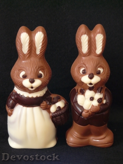 Devostock Easter Bunny Easter Chocolate 1