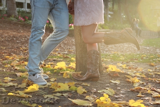 Devostock Engagement Autumn Cowboy Boots