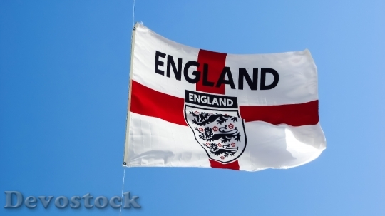 Devostock England Flag Country Nation