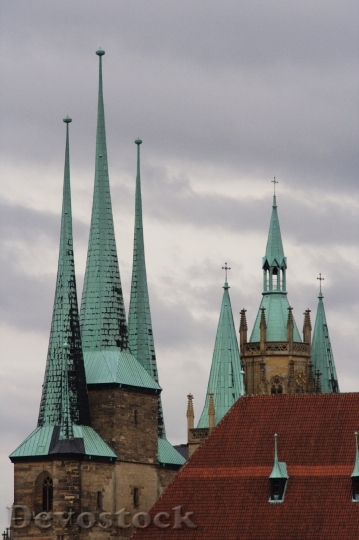 Devostock Erfurt Religion Severikirche Dom