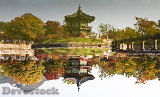 Devostock Facing Garden Gyeongbok Palace 1