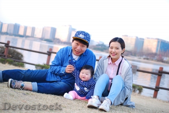 Devostock Family Korean Baby Smile 0