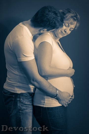 Devostock Family Pregnant Woman Baby 0