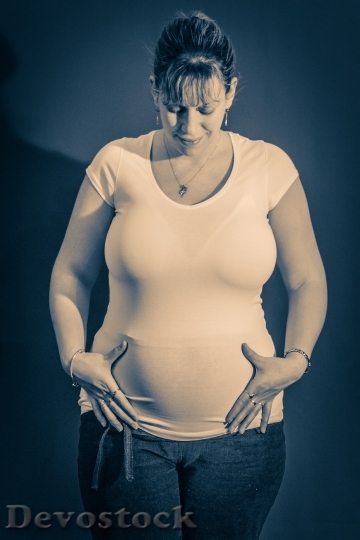 Devostock Family Pregnant Woman Baby