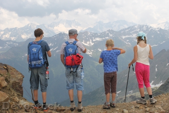 Devostock Family Trip Italy Alps