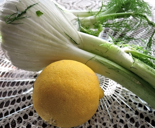 Devostock Fennel Lemon Fresh Vegetable