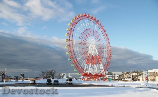 Devostock Ferris Wheel In Amusement