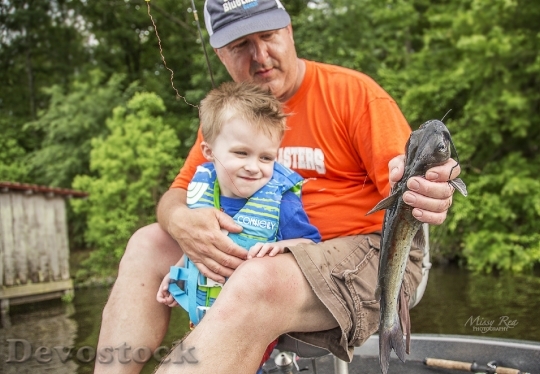 Devostock Fishing Childhood Leisure Child