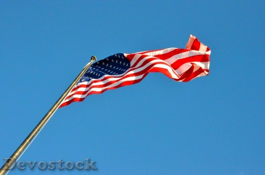 Devostock Flag America Usa Star