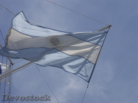 Devostock Flag Argentina Flag Sky