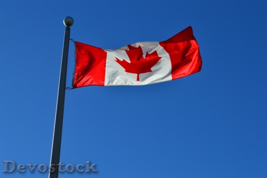 Devostock Flag Canada Canadian Country