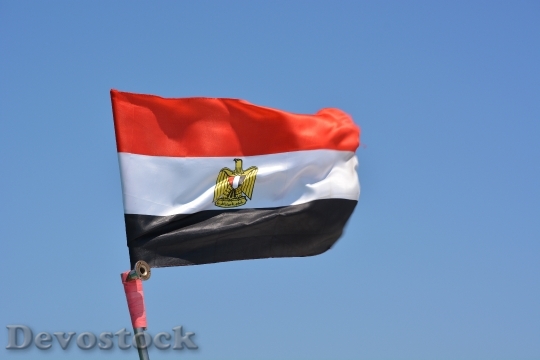 Devostock Flag Egypt Wind 1699424