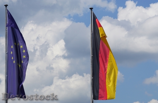 Devostock Flag Germany European Union