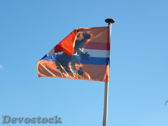 Devostock Flag Holland Orange Netherlands