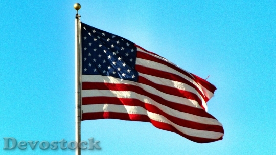 Devostock Flag United States Freedom