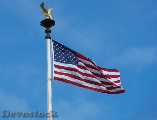 Devostock Flag Usa American Stars